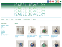 Tablet Screenshot of isabeljewelry.com